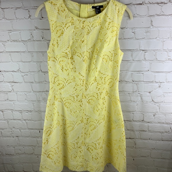H&M Dresses & Skirts - H&M Lace Fit and Flare Sleeveless Dress Sz 6